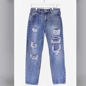 NastyGal Boyfriend ripped Jean 🦋
